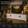 East Hampton Entertainment Unit - 2100 | White/Natural Timber