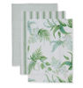 Fern Green/Blue Tea Towel Pack of 3 | Madras Link