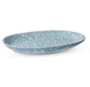 Speckle Light Blue/White Oval Platter | Madras Link