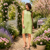 Scallop Edge Shift Dress - Pistachio  Seesaw
