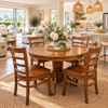 Benowa 5 piece Extention Dining Suite | Antique Oak