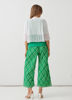 Crochet Jacket with Shell Button - White | Holmes & Fallon