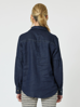 Eliza Linen Shirt - Navy | Gordon Smith