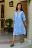 Santorini Shirt Dress - Blue  | Azure & Indigo Desert