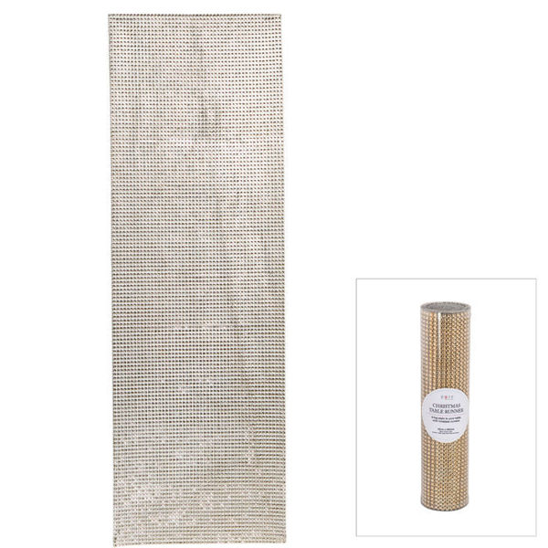 Diamonte Table Runner - Champagne | 200cm