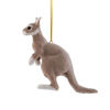 Hanging Grey Kangaroo | 11.5 x 4 x 10