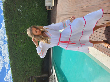 Ciao Cotton Dress - White  | Threadz