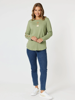 Be Square Long Sleeve Top - Khaki | Threadz