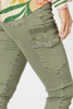 Paige Cargo Slim Leg Jean - Washed Khaki | Threadz
