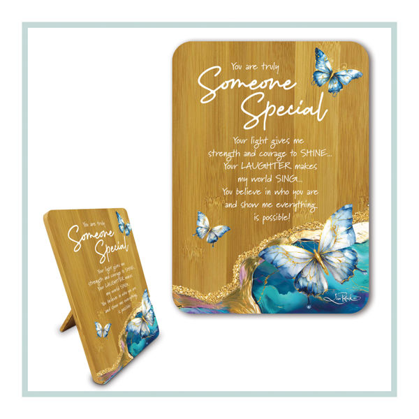 Bamboo Affirmation Plaque - Someone Special | Lisa Pollock Art
