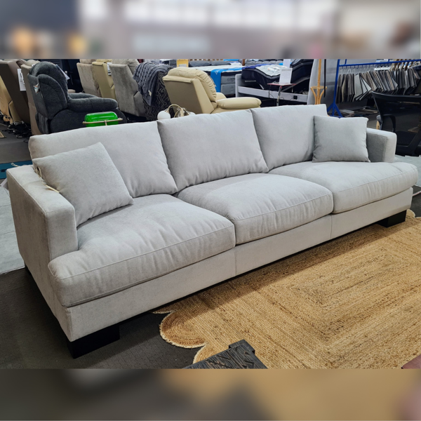 Empress 3 Seater Lounge | Venice Pearl Fabric