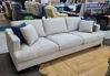 Empress 3 Seater Lounge | Venice Pearl Fabric