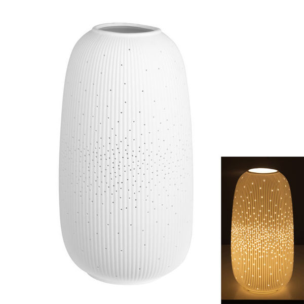 Temple Porcelain Bisque Bullet Lamp | Large