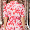Midi Dress - Pink Poppy Floral | Threadz