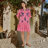 Antibes Dress - Pink  | Rubyyaya