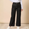 Hudson High Rise Wide Leg Jean - Black | Gordon Smith
