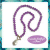 Lisa Pollock Genuine Crystal & Freshwater Pearl Necklace | Lavender Amethyst